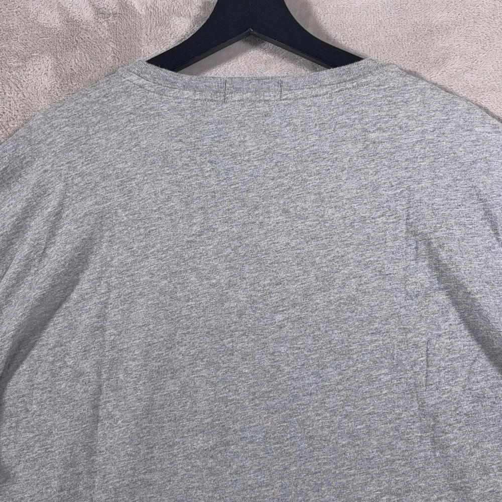 Polo Ralph Lauren T Shirt Mens XL Gray Classic Fit Logo Graphic Cotton